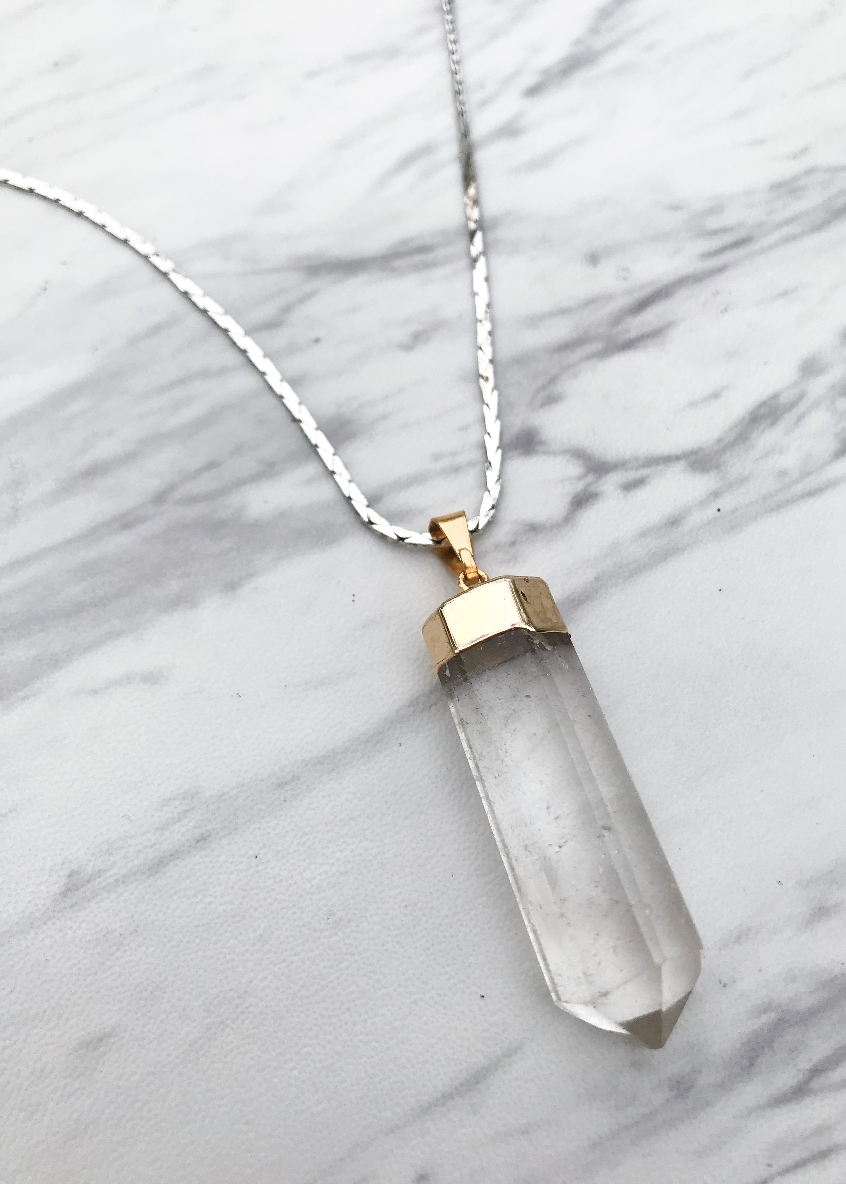 Natural Amethyst Point Necklace Mens Crystal Pendant Chakra Healing Women  Gift | eBay